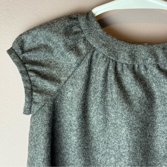 Bonpoint Gray Dress Wool Cashmere - Baby 12M - Picture 3 of 11